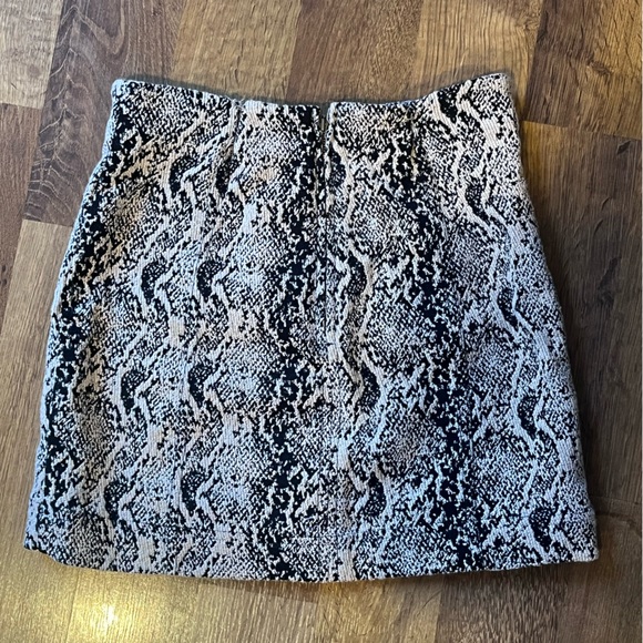 Free People Snake Print Tweed Skirt - Picture 3 of 4